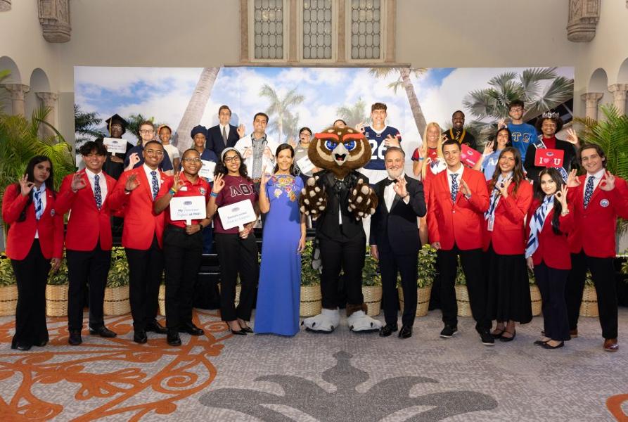 Celebrating Florida Atlantic University’s 65th year, more than 1,000 friends of the university joined President Adam Hasner and First Lady Jillian Hasner for Soirée 65 in support of student-success initiatives. (Photo by Alex Dolce)