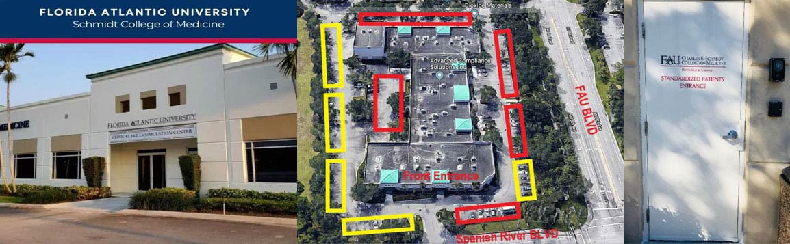 fau boca clinical skills simulation center parking